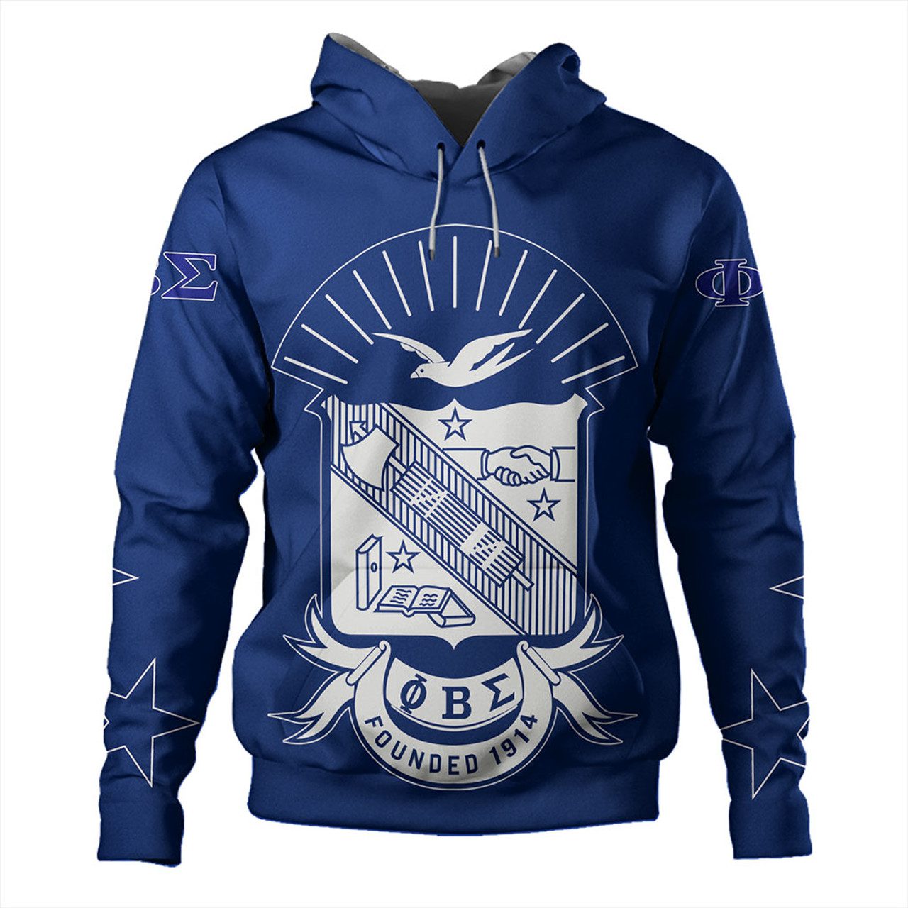 Phi Beta Sigma Hoodie Star Fraternity