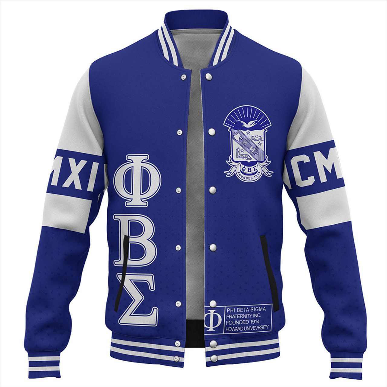 Phi Beta Sigma Baseball Jacket MCM Style