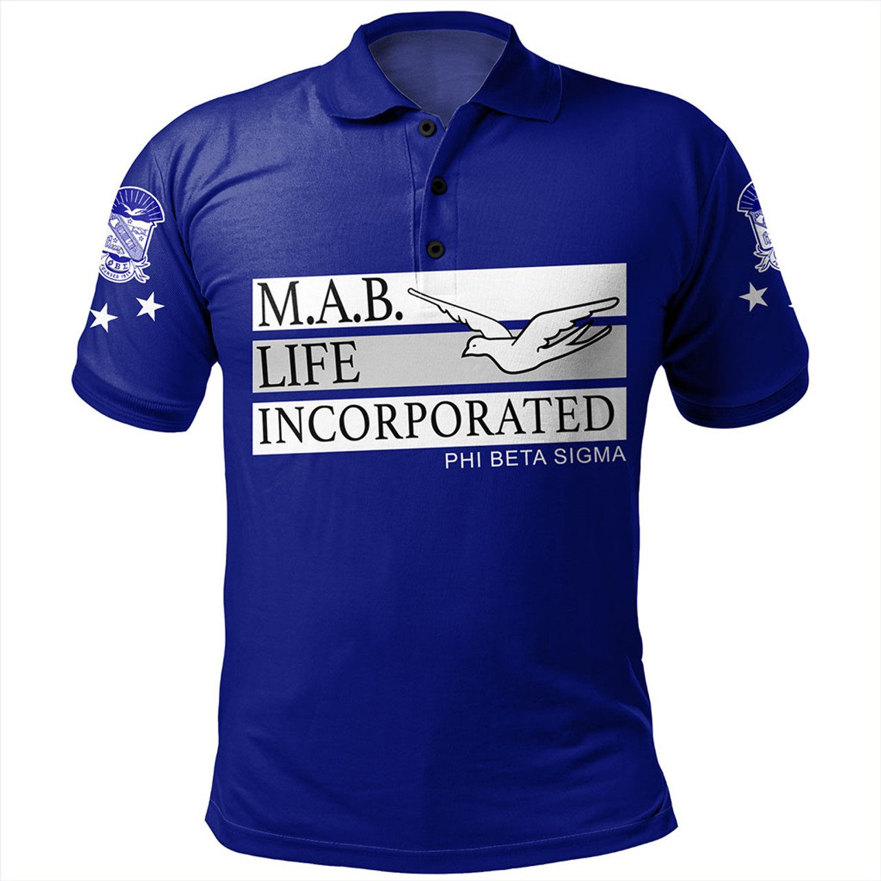 Phi Beta Sigma Polo Shirt Mab Life