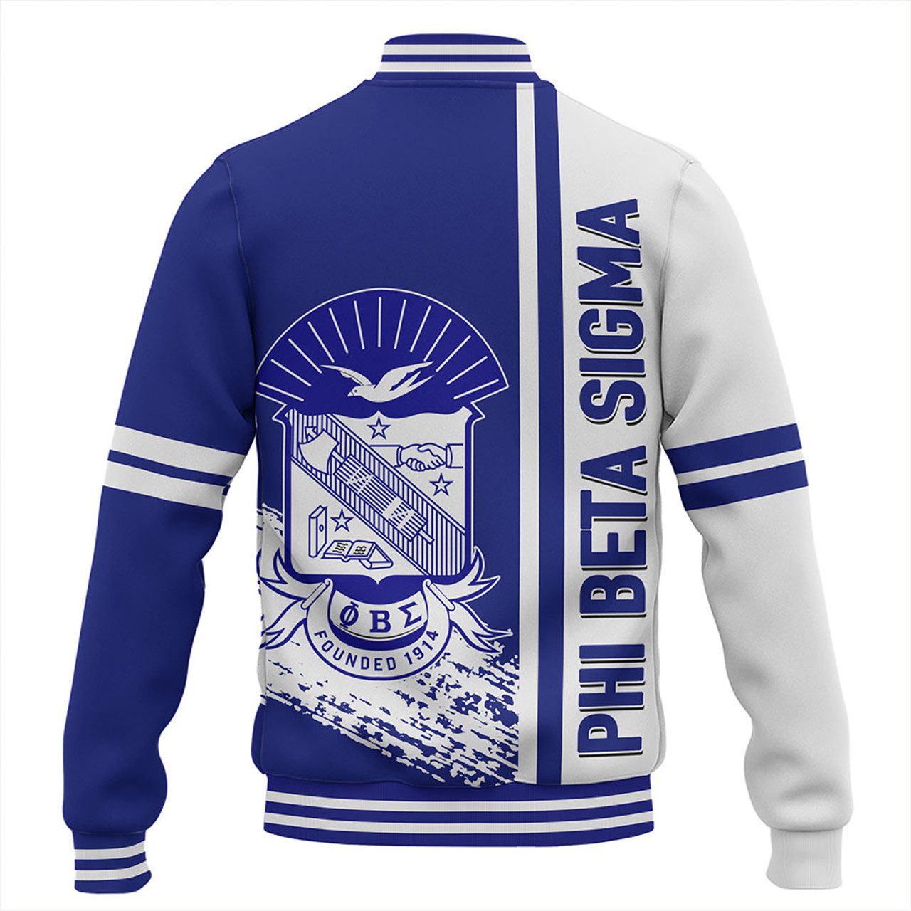 Phi Beta Sigma Baseball Jacket Quater Style