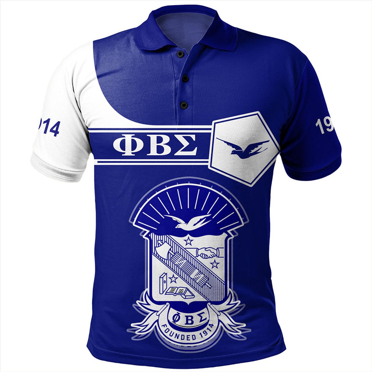 Phi Beta Sigma Polo Shirt Custom Simple Style