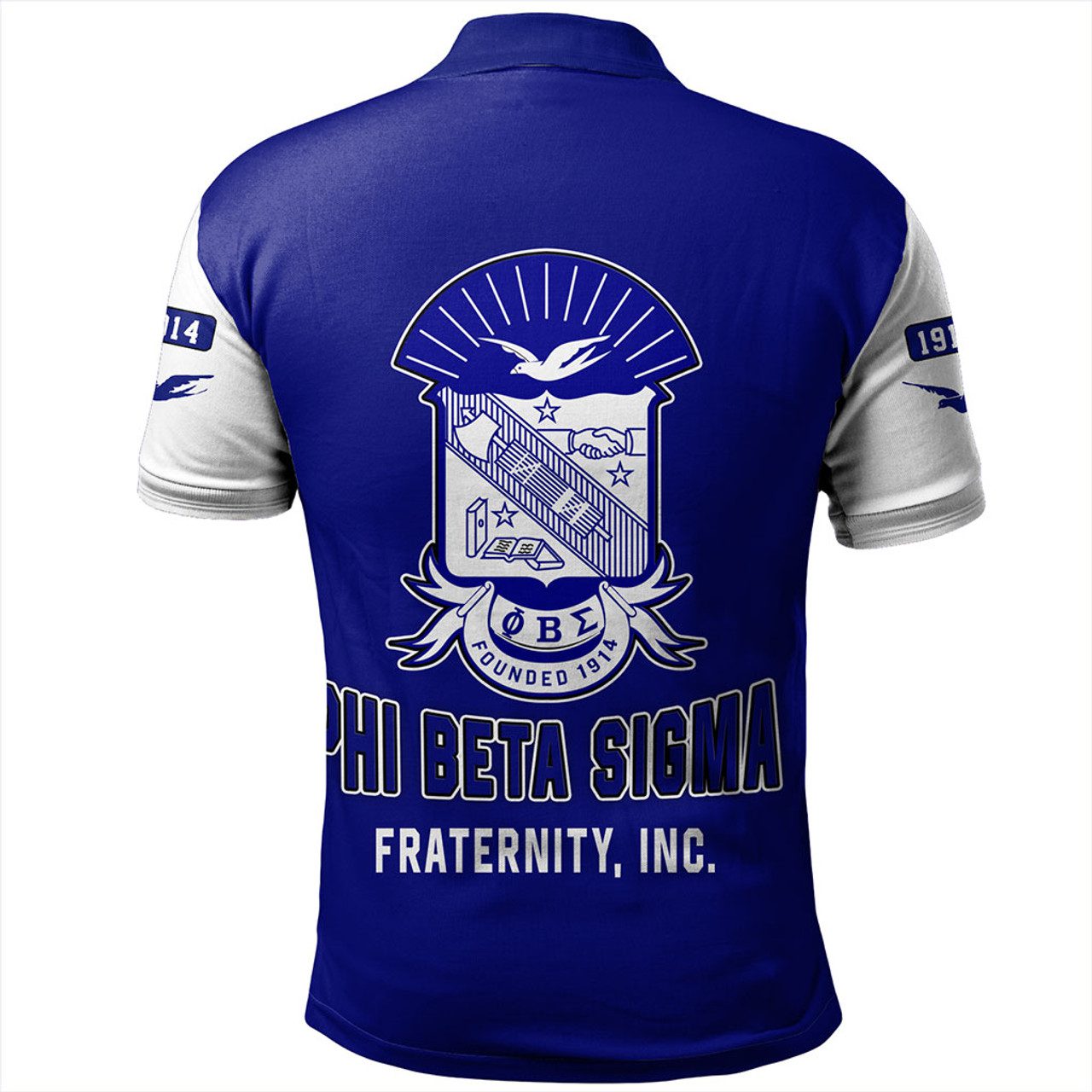 Phi Beta Sigma Polo Shirt Varsity Style