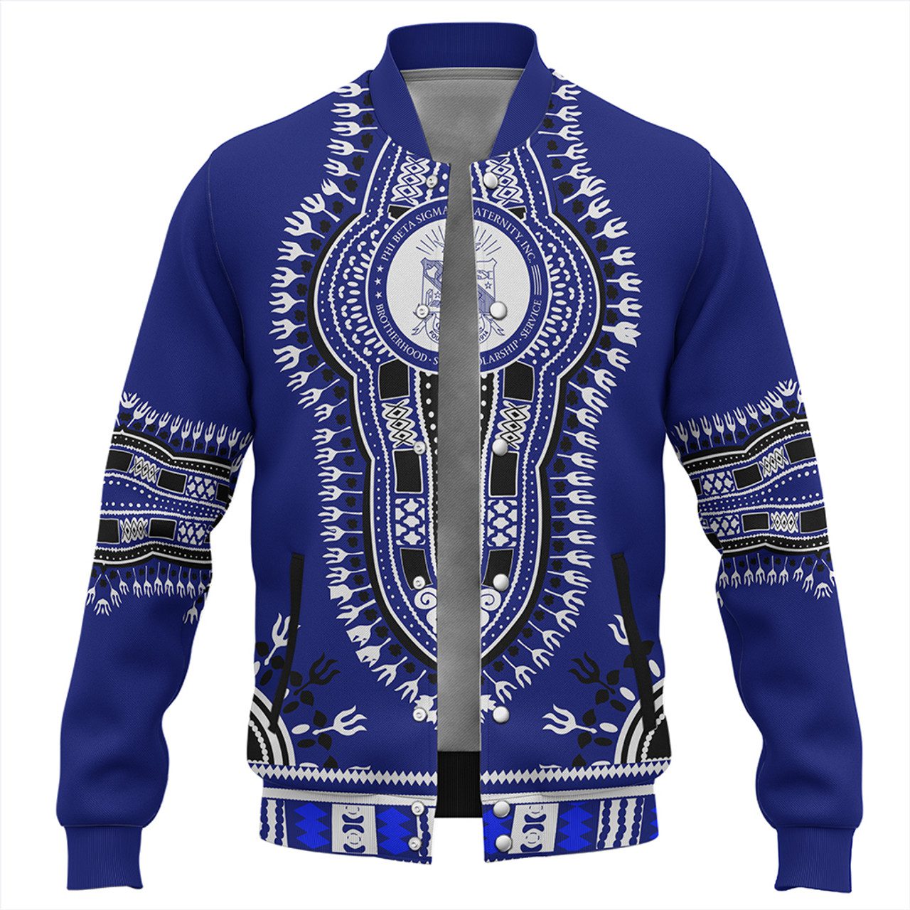 Phi Beta Sigma Baseball Jacket Dashiki