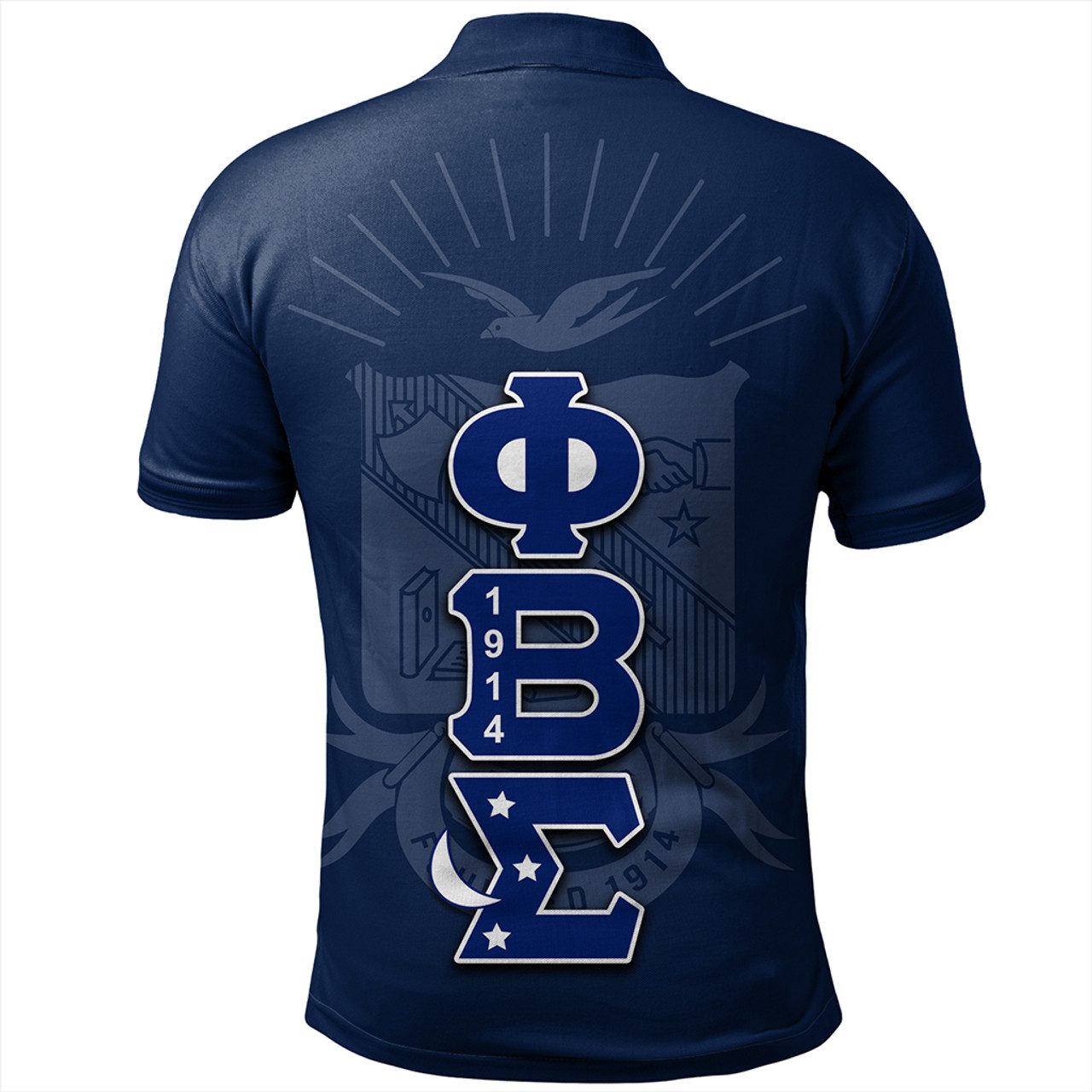 Phi Beta Sigma Polo Shirt Founded 1914