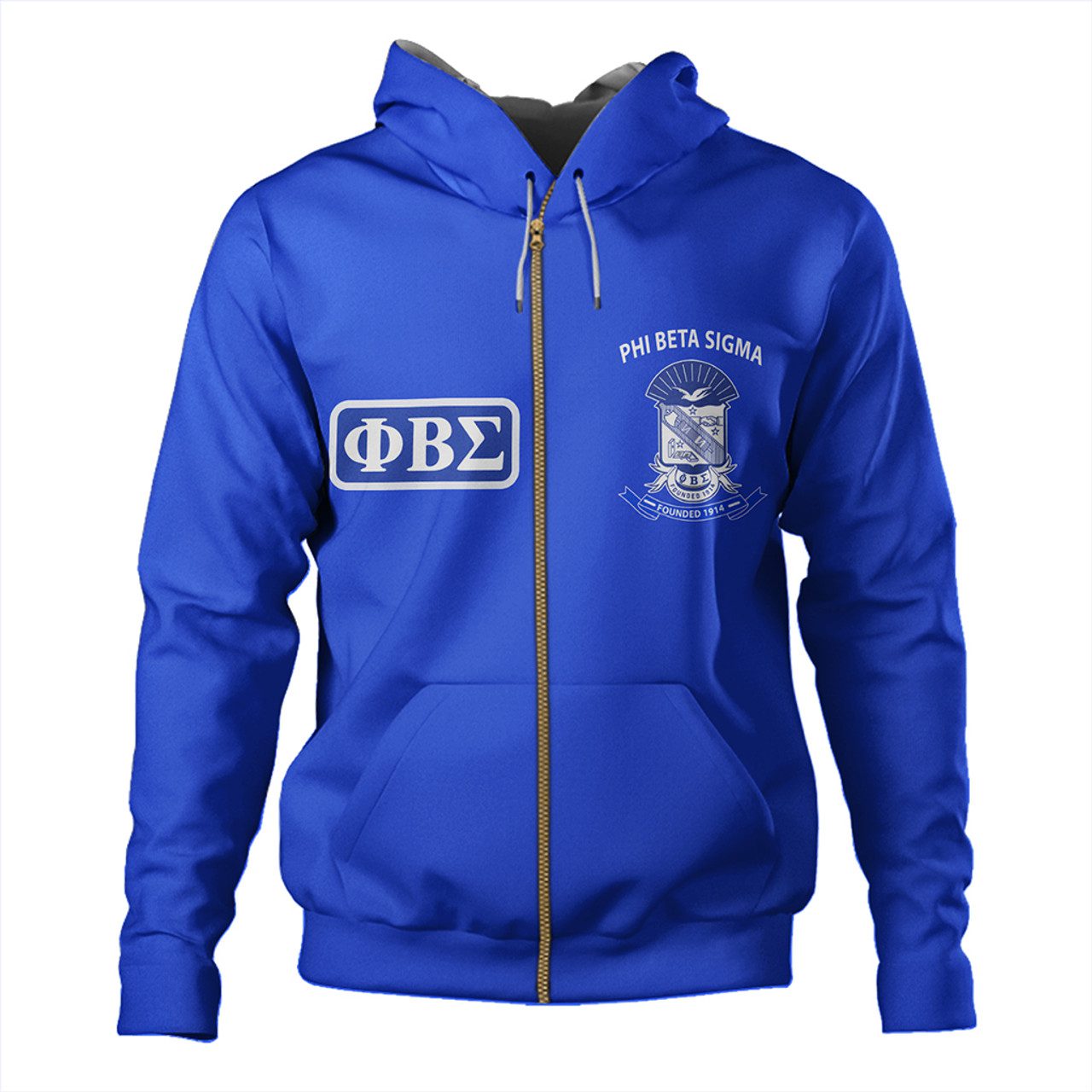 Phi Beta Sigma Hoodie Frat Inc 1914