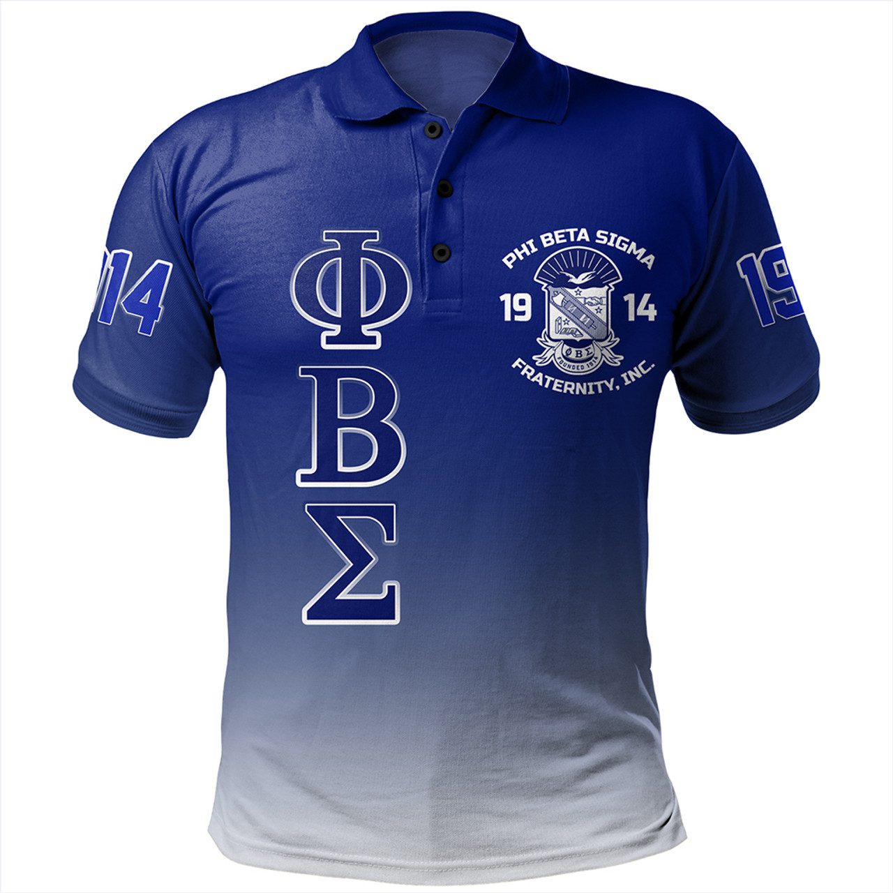 Phi Beta Sigma Polo Shirt Gradient