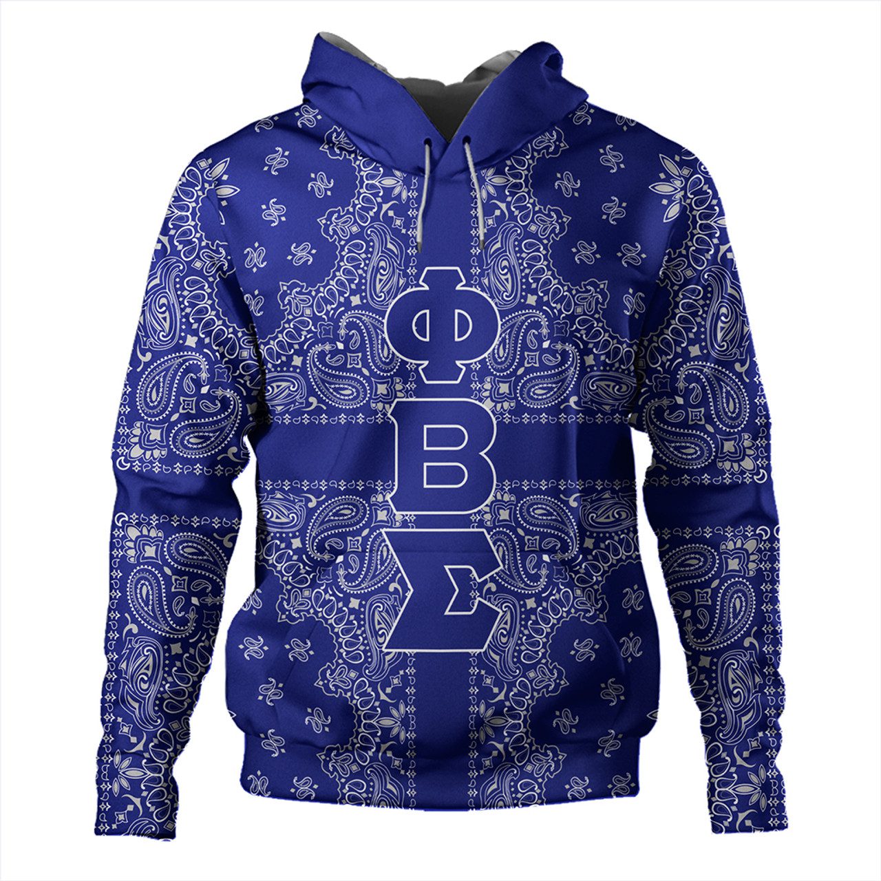 Phi Beta Sigma Hoodie Paisley Style