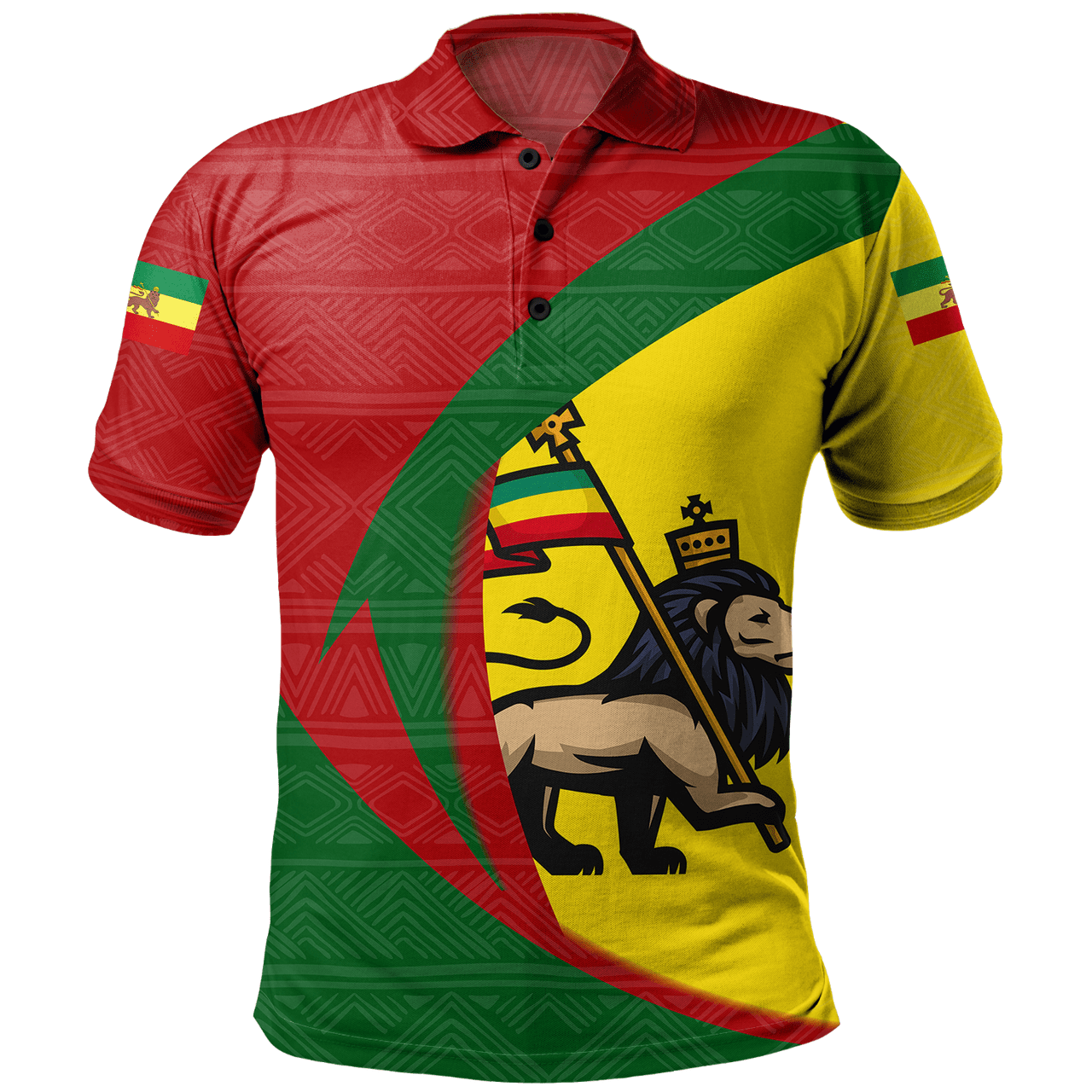 Lion Of Judah Ethiopian Empire Polo Shirt – Fifth Style