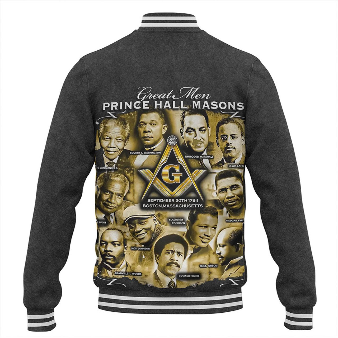 Freemasonry Baseball Jacket Prince Hall Freemasonry Dropi