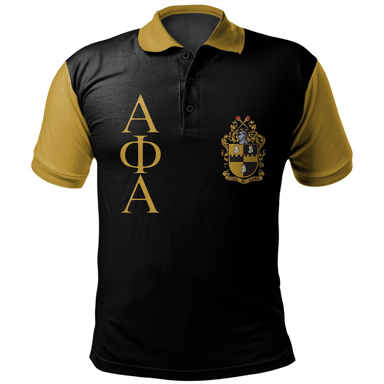 Alpha Phi Alpha Polo Shirt Royal