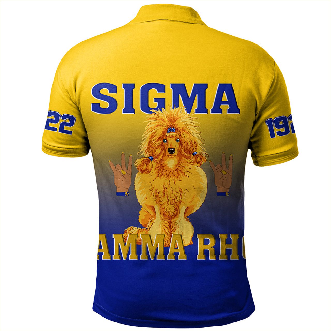 Sigma Gamma Rho Polo Shirt Gradient Style