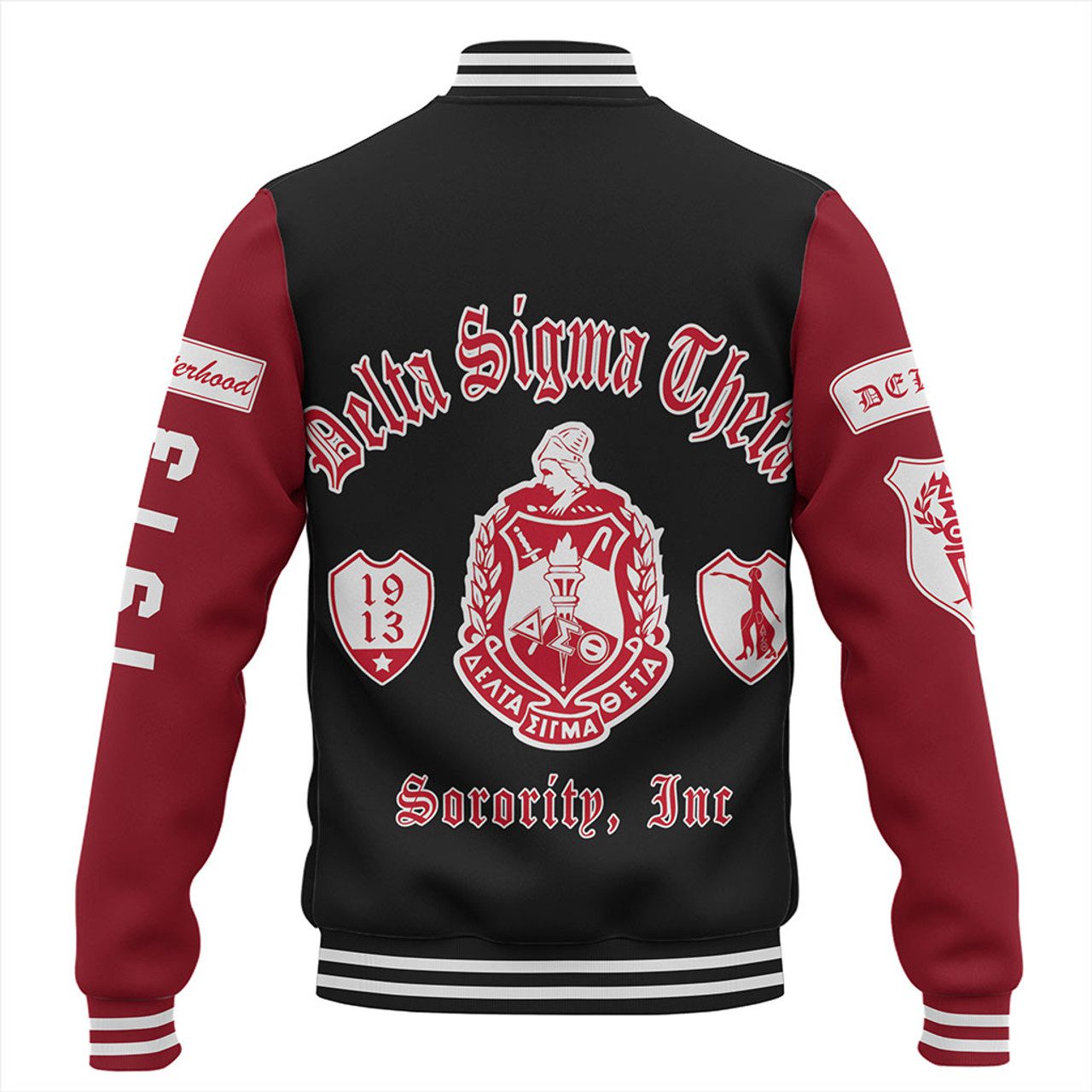 Delta Sigma Theta Baseball Jacket Sisterhood Sorority