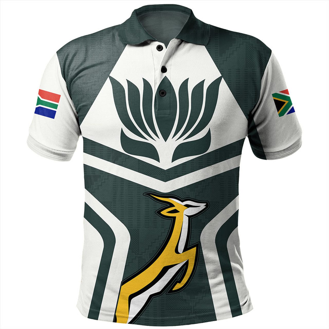 South Africa Polo Shirt Africa Pattern