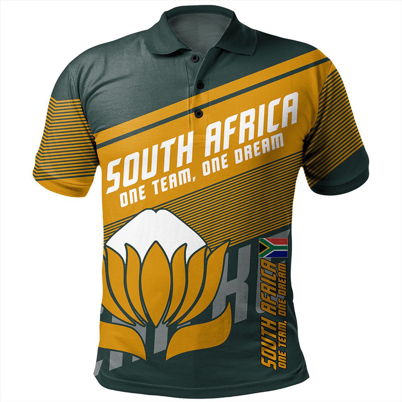 South Africa Polo Shirt Cricket Style