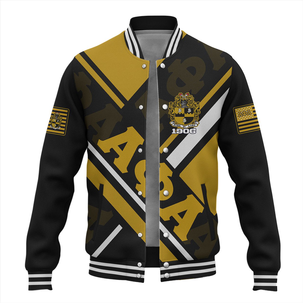 Alpha Phi Alpha Baseball Jacket Custom Alpha Phi Alpha Brotherhood 1906