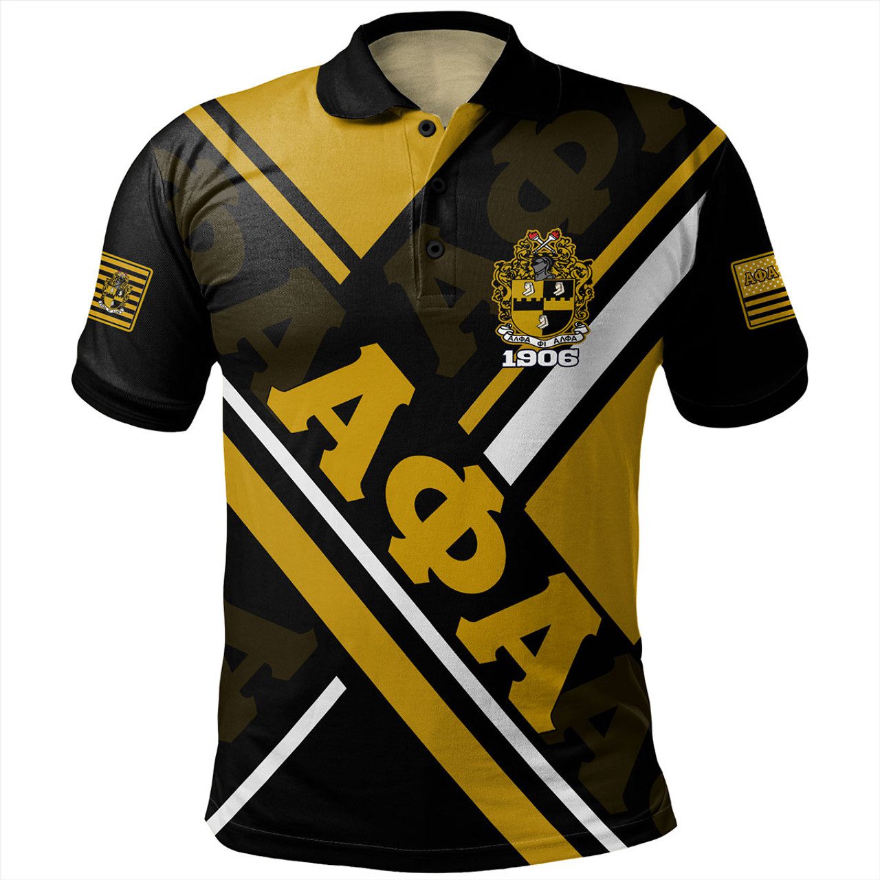 Alpha Phi Alpha Polo Shirt Custom Alpha Phi Alpha Brotherhood 1906