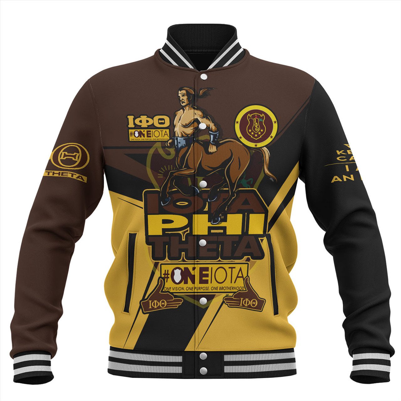 Iota Phi Theta Baseball Jacket Custom The One Iota Fraternity Pride Sport Style