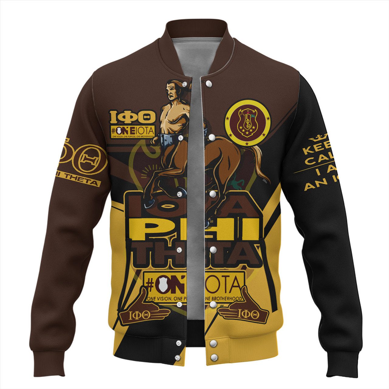 Iota Phi Theta Baseball Jacket Custom The One Iota Fraternity Pride Sport Style