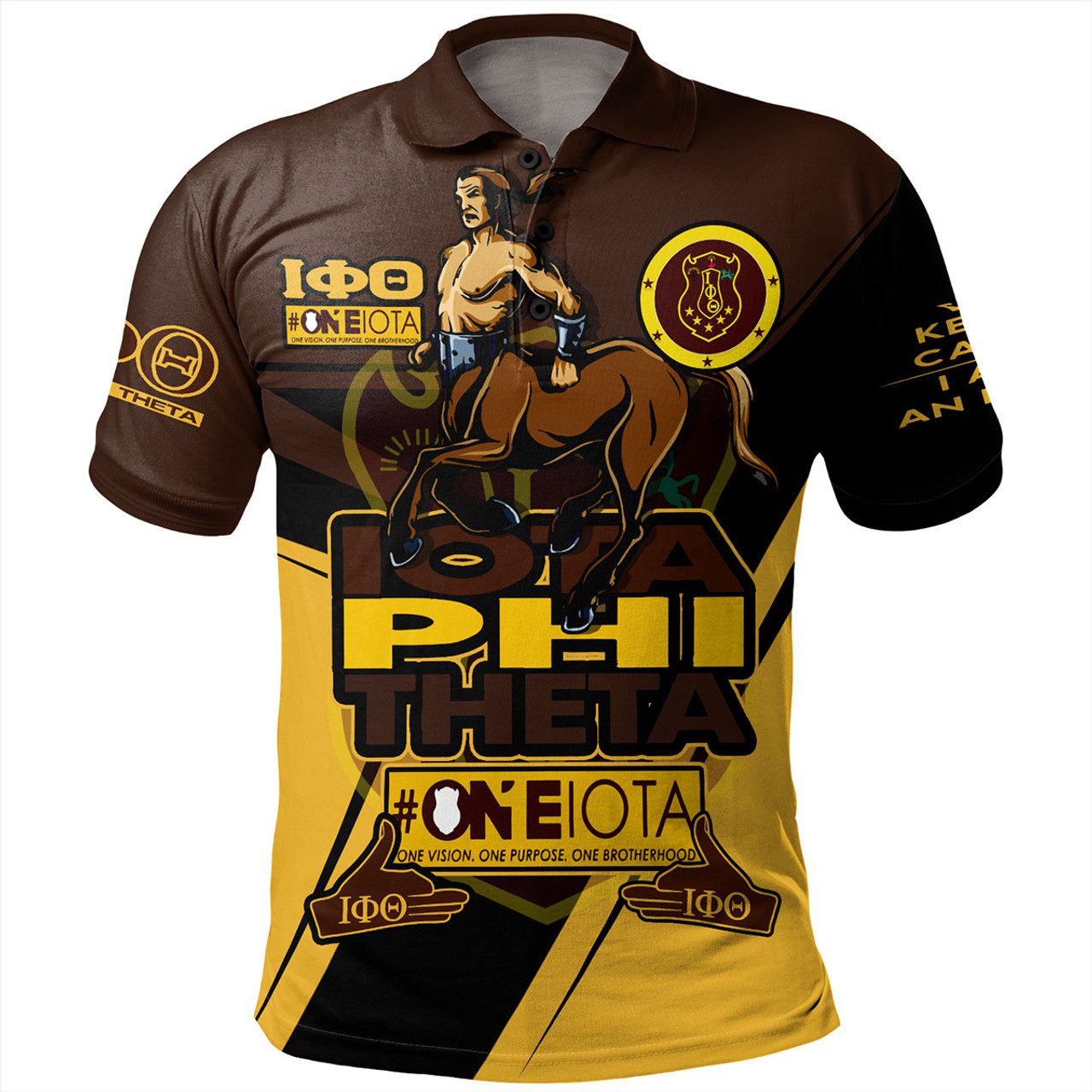 Iota Phi Theta Polo Shirt Custom The One Iota Fraternity Pride Sport Style