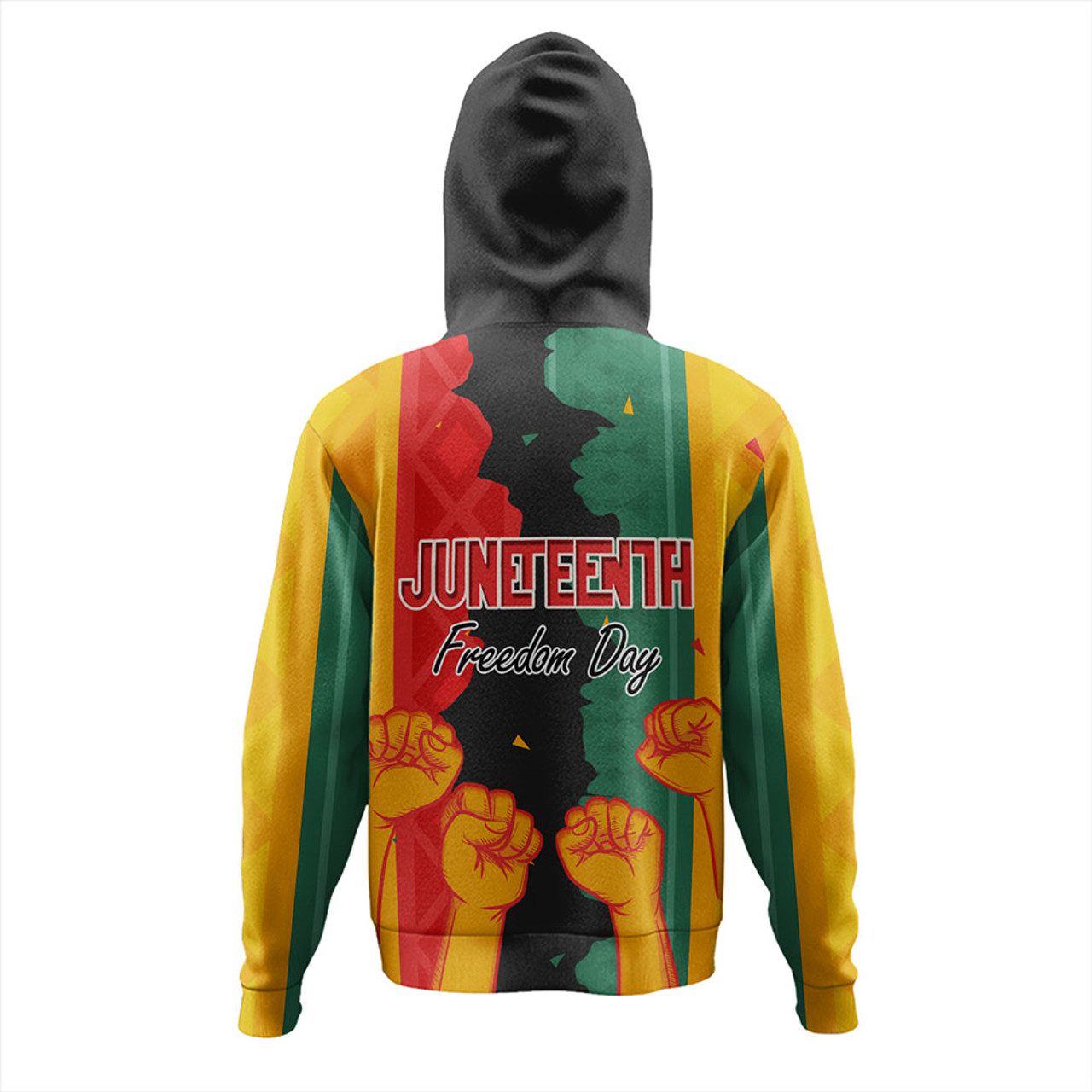 Juneteenth Hoodie – Freedom Day Powers Hand