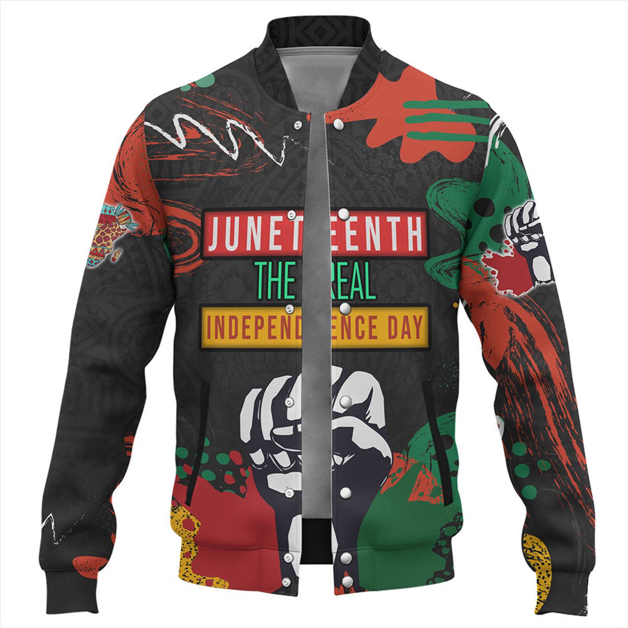 Juneteenth The Real Independence Day Baseball Jackets