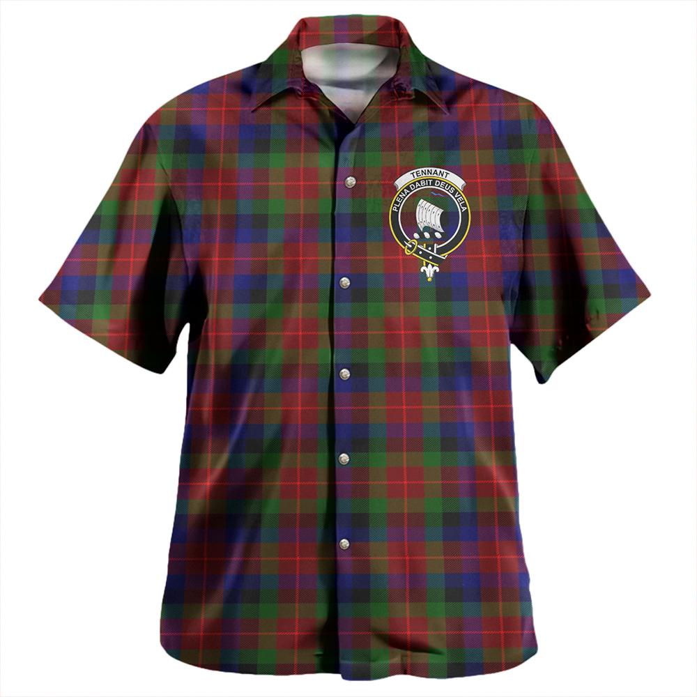 Tennant Tartan Classic Crest Aloha Shirt