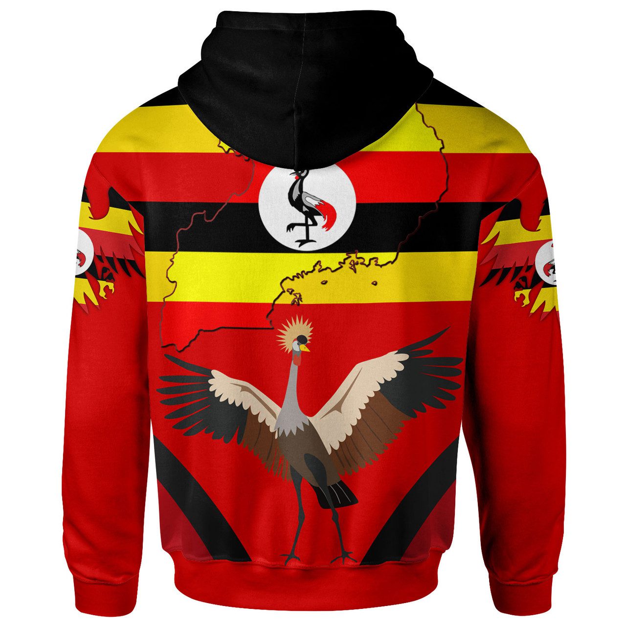 Uganda Hoodie – Africa Uganda Pride Hoodie