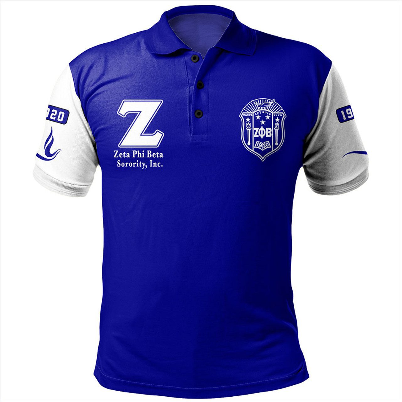 Zeta Phi Beta Polo Shirt Varsity Style