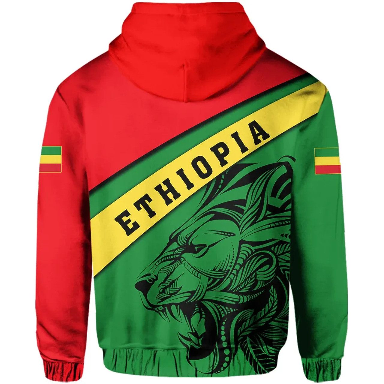 Ethiopia Hoodie – Africa Lion Hoodie