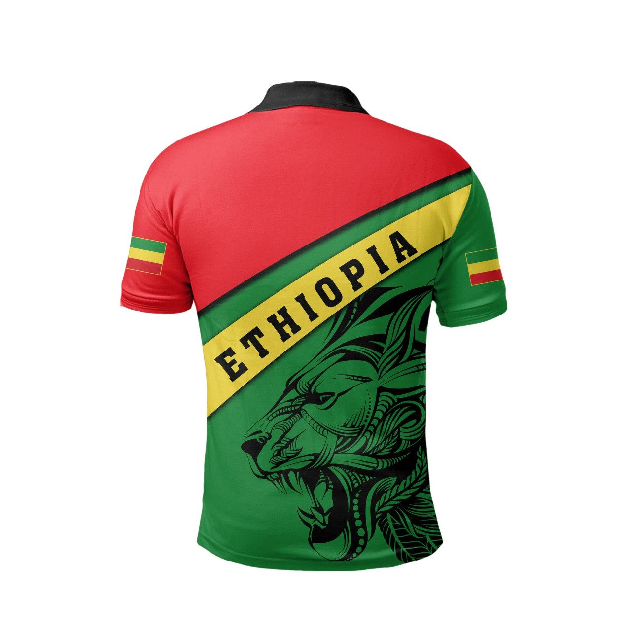 Ethiopia Polo Shirt – Africa Lion Polo Shirt