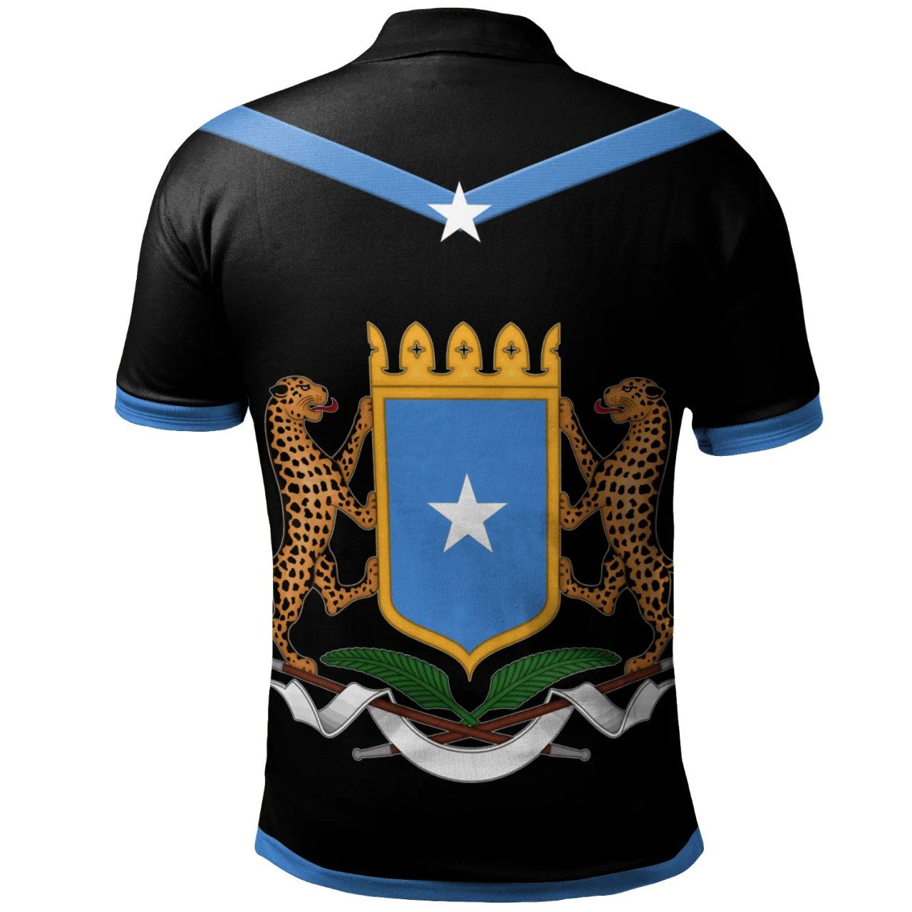 Somalia Polo Shirt – Africa Coat of Arm Flag Polo Shirt