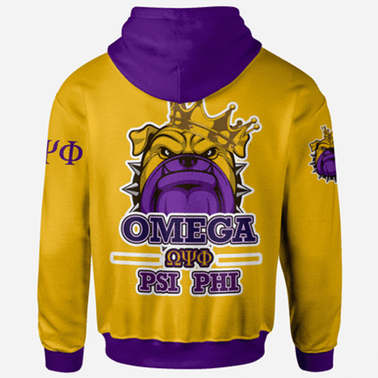 Omega Psi Phi Hoodie – Fraternity Bull Dog Style Hoodie