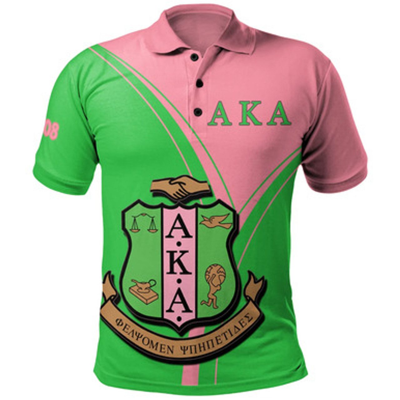 Alpha Kappa Alpha Polo Shirt – Sorority Pride Polo Shirt V