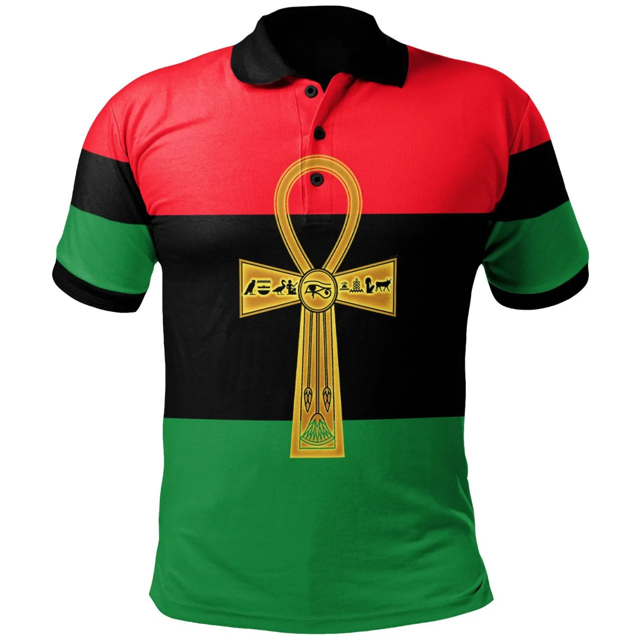 Egyptian Polo Shirt – Africa Ankh Egypt Polo Shirt VI