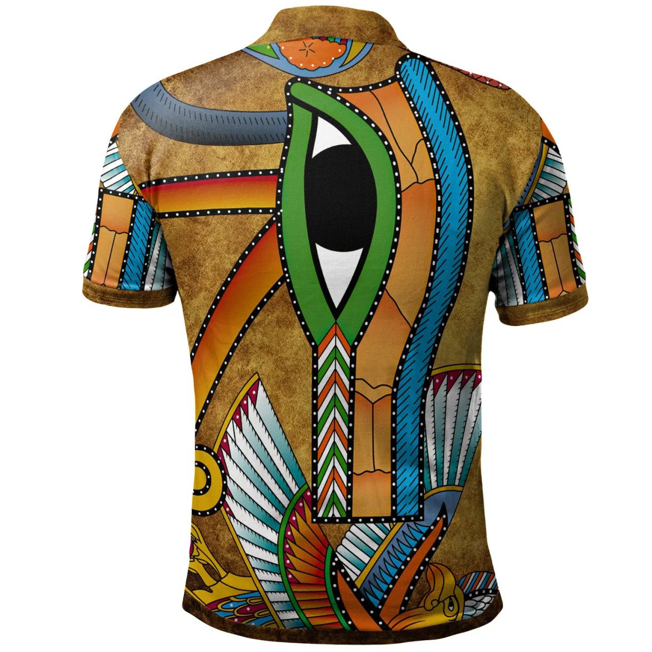 Egyptian Polo Shirt – Africa Egyptian Hieroglyphics and Gods Self Knowledge Polo Shirt