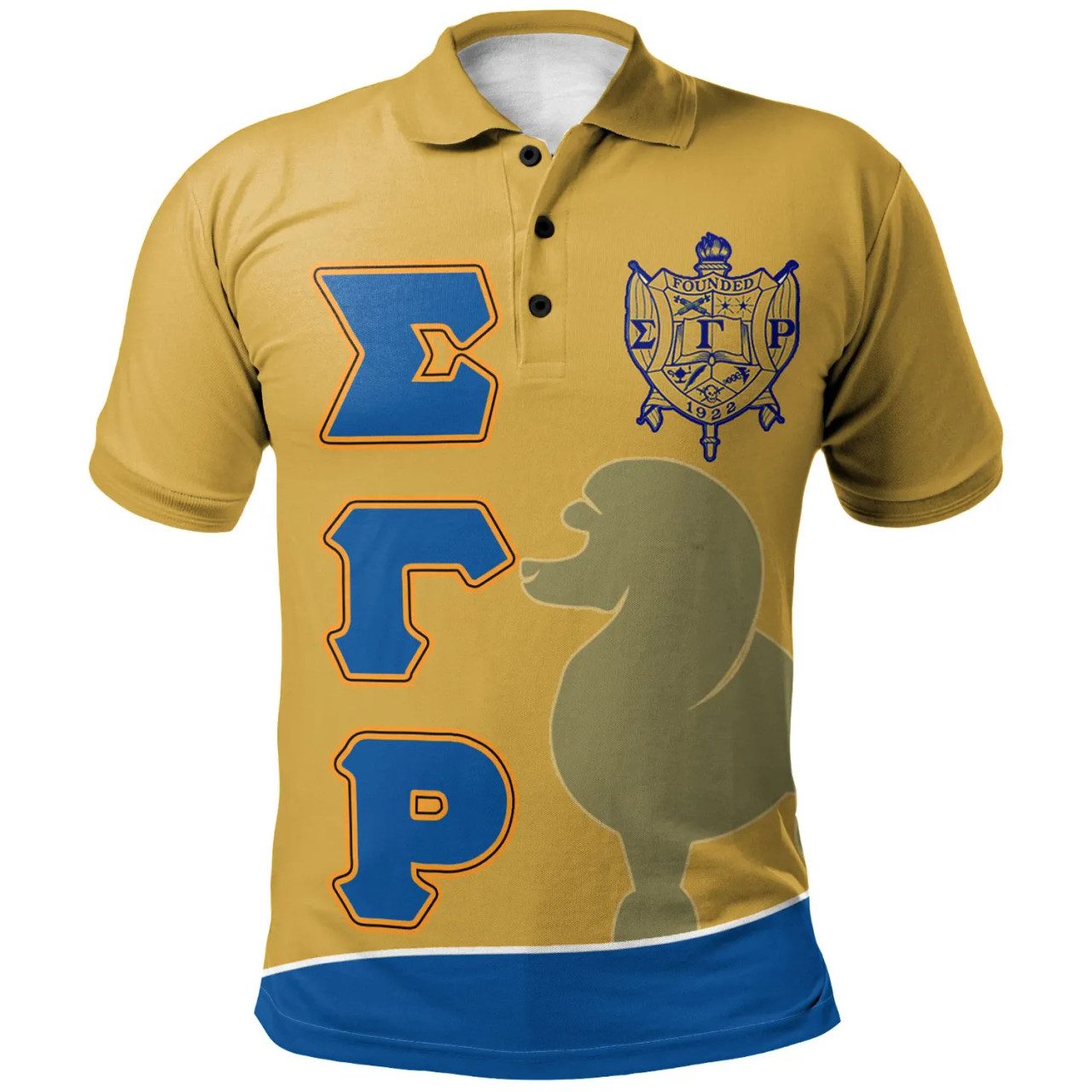 Sigma Gamma Rho Polo Shirt – Sorority Poodle Mascot Polo Shirt