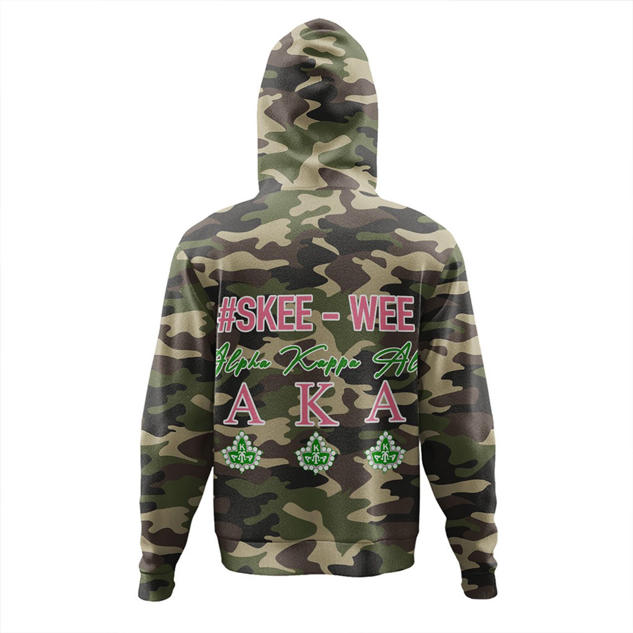Alpha Kappa Alpha Hoodie Camouflage Style Greek