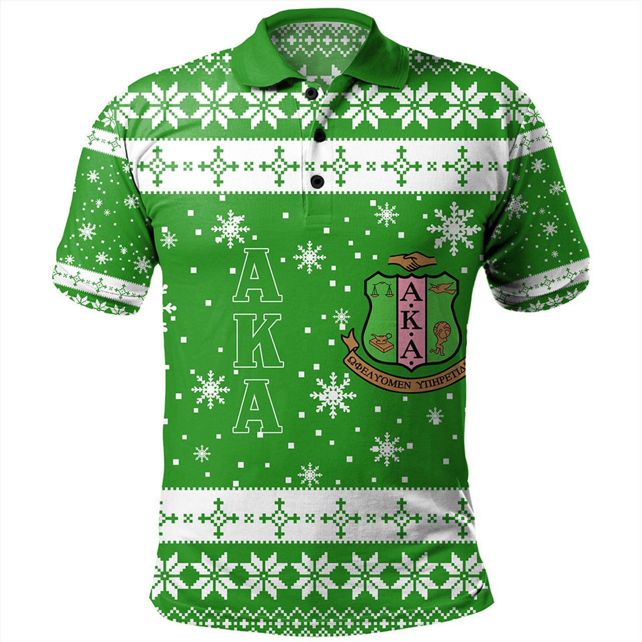 Alpha Kappa Alpha Polo Shirt Sorority Christmas