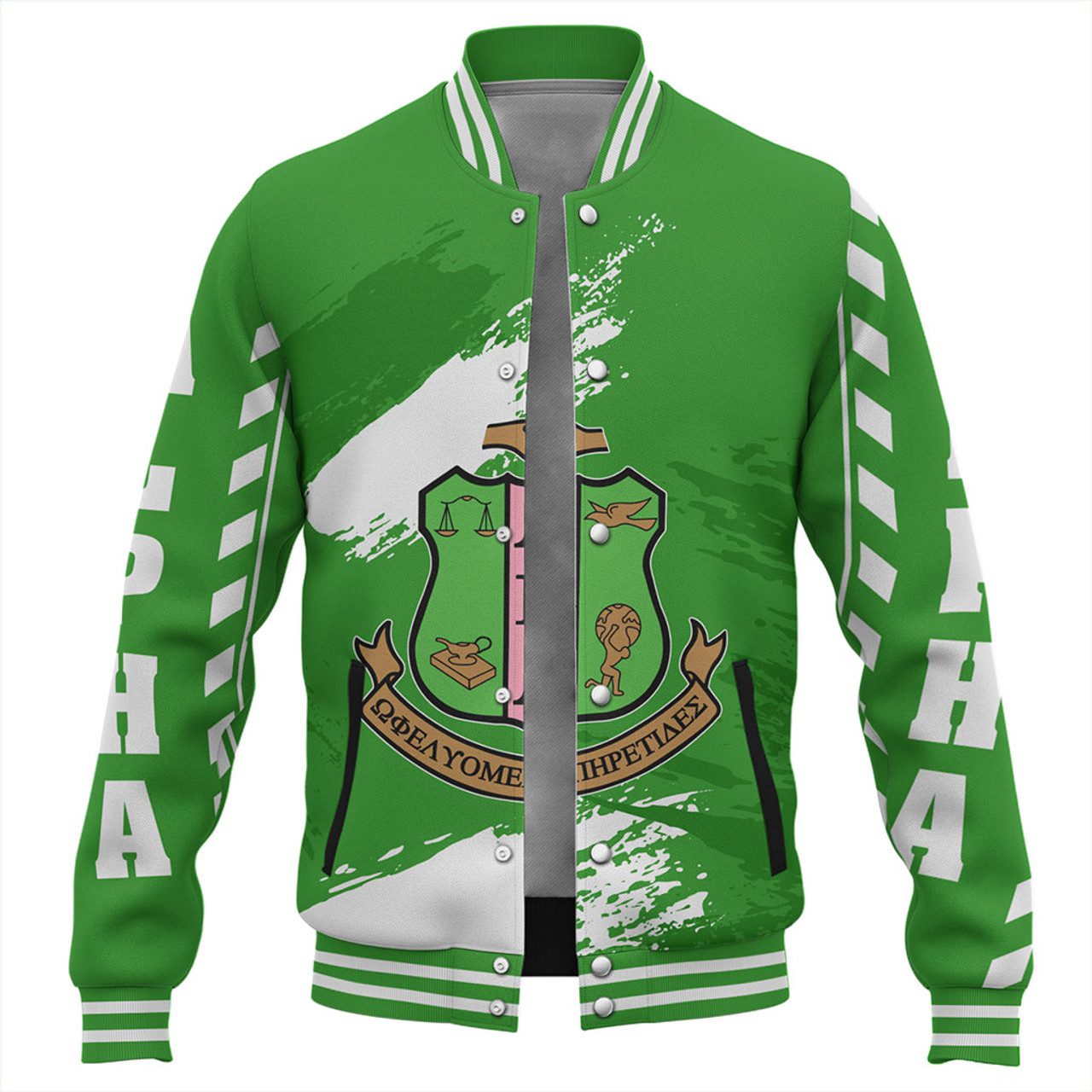 Alpha Kappa Alpha Baseball Jacket Nickname Style Grunge