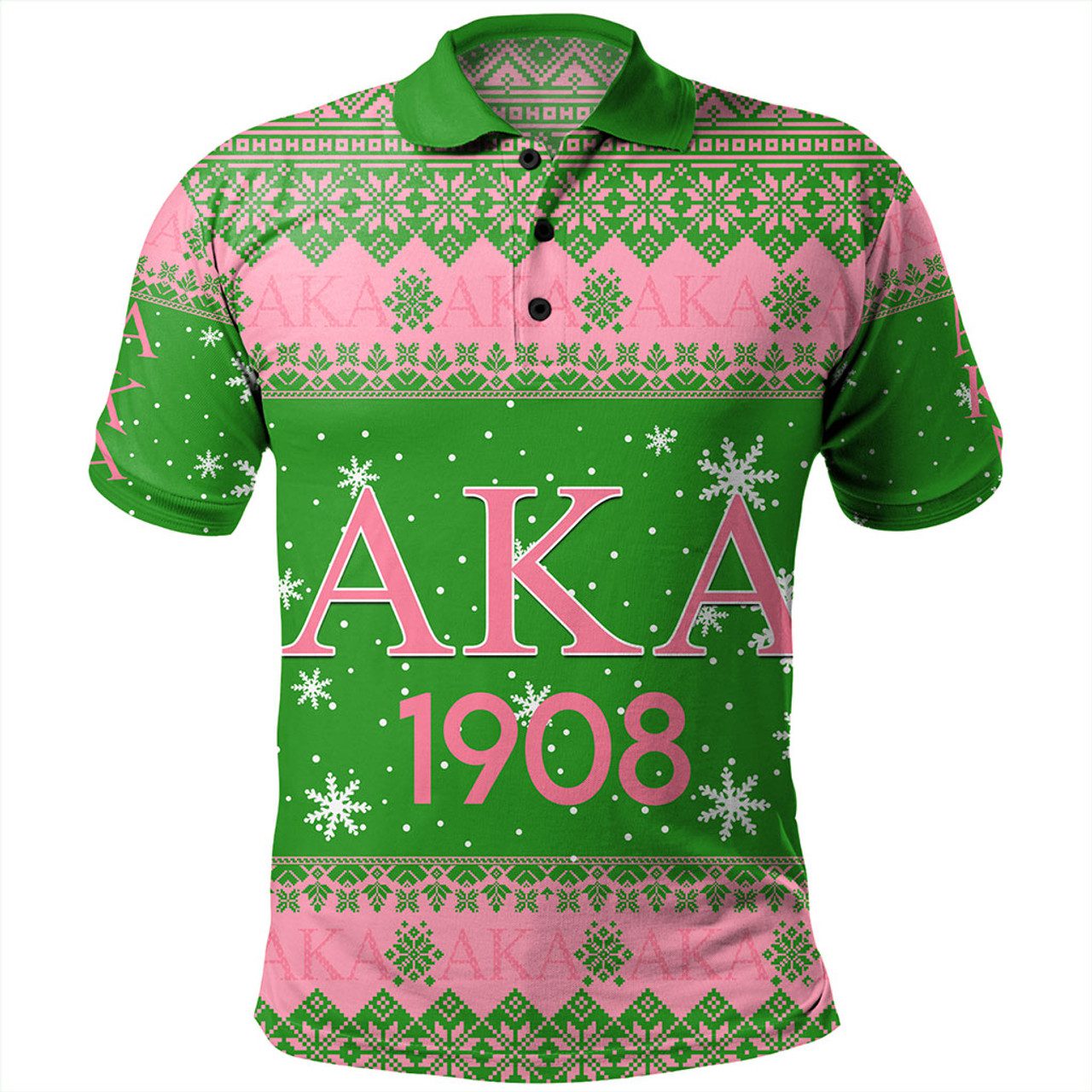 Alpha Kappa Alpha Polo Shirt Sorority Inc Christmas