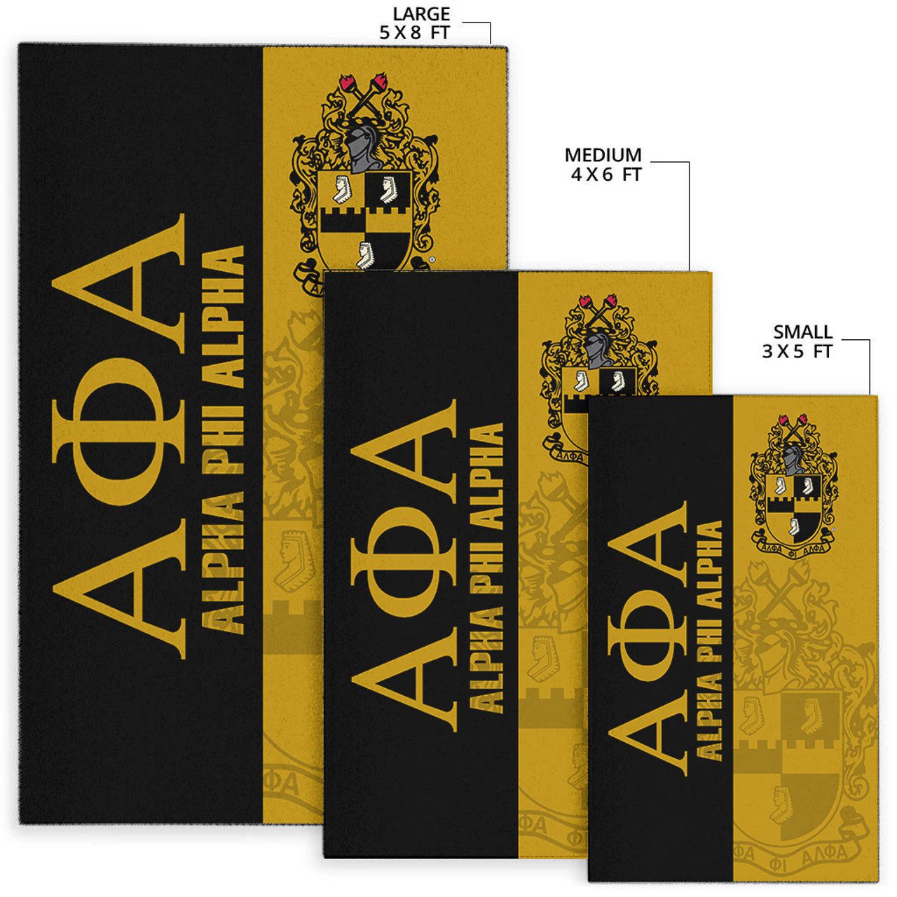 Alpha Phi Alpha Area Rug – Fraternity Area Rug