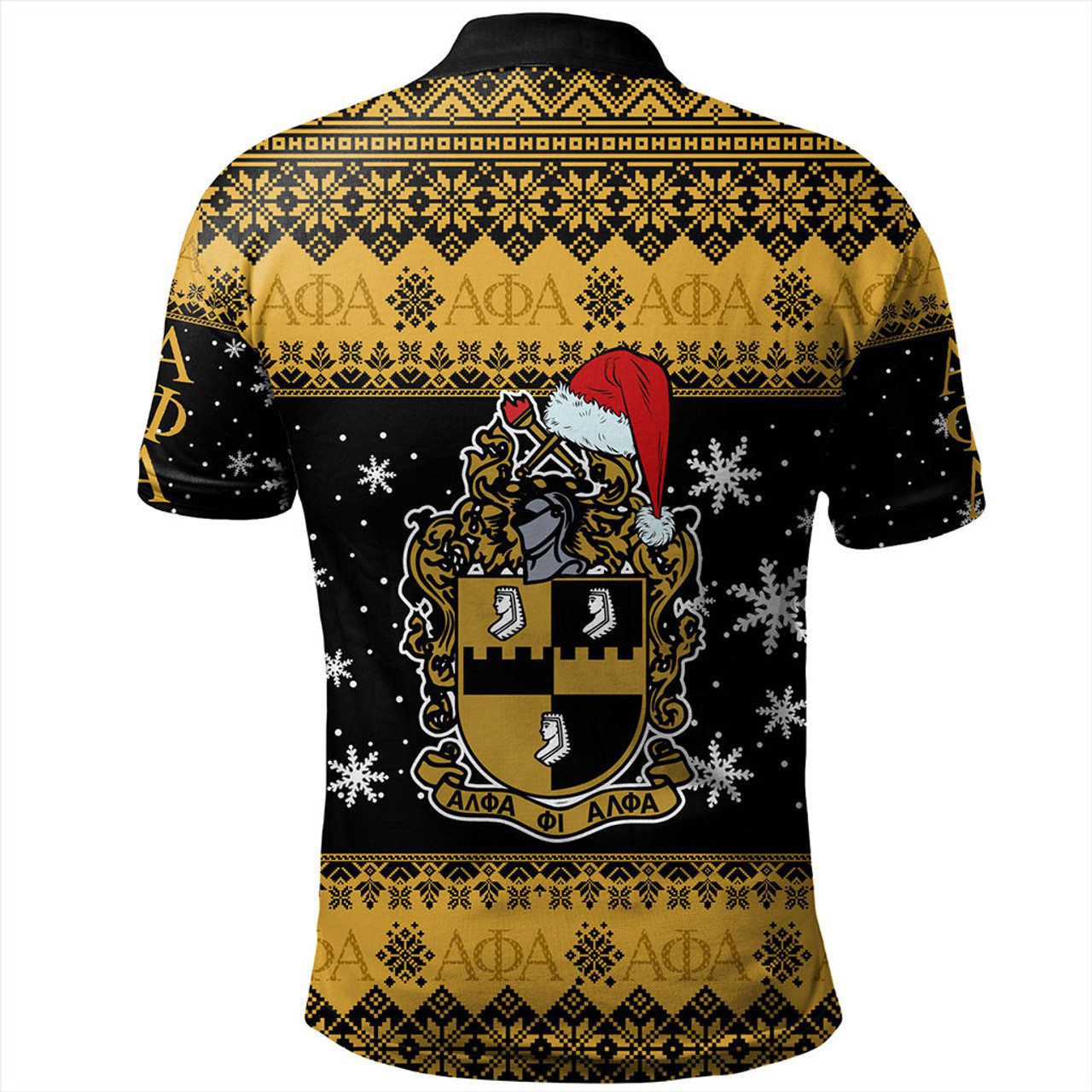 Alpha Phi Alpha Polo Shirt Fraternity Inc Christmas