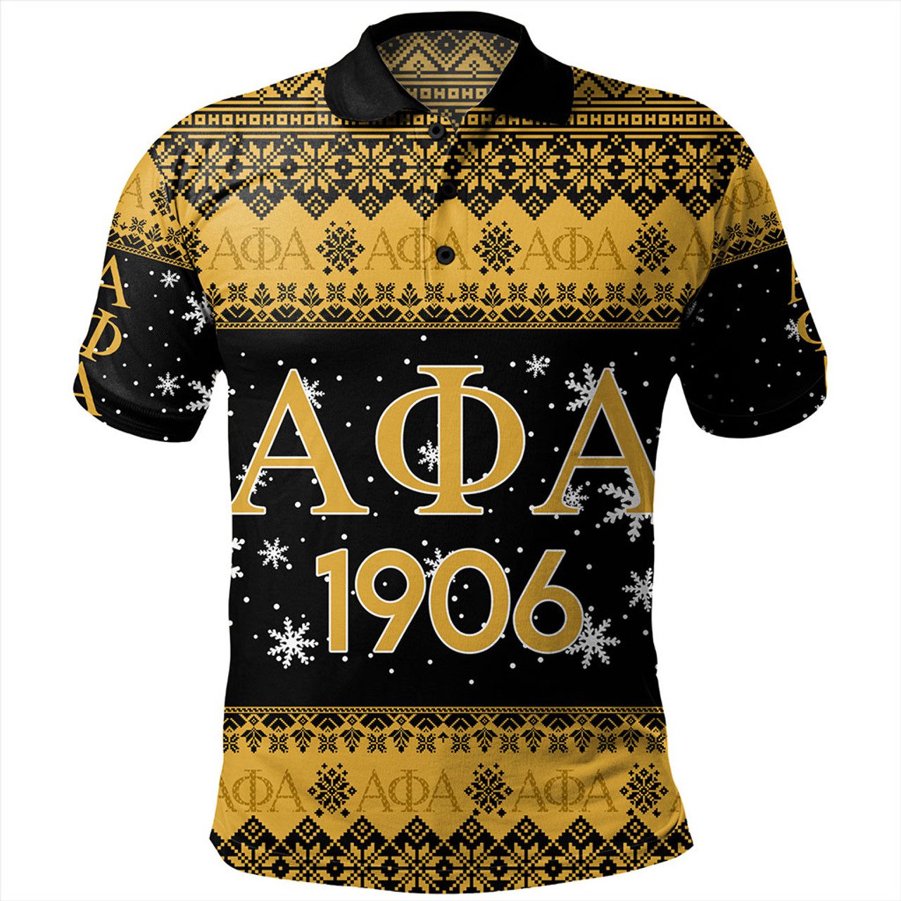 Alpha Phi Alpha Polo Shirt Fraternity Inc Christmas