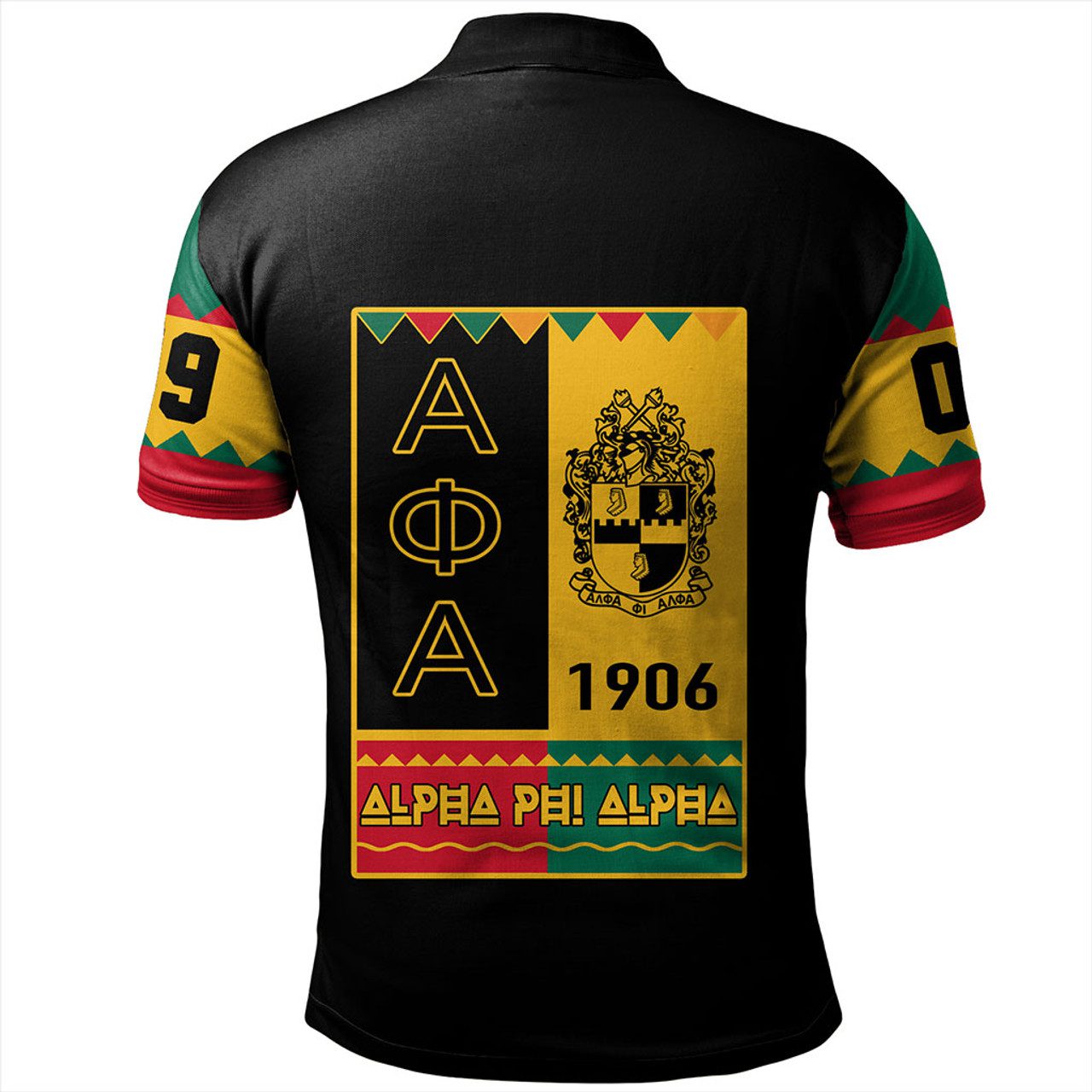 Alpha Phi Alpha Polo Shirt Black History Month