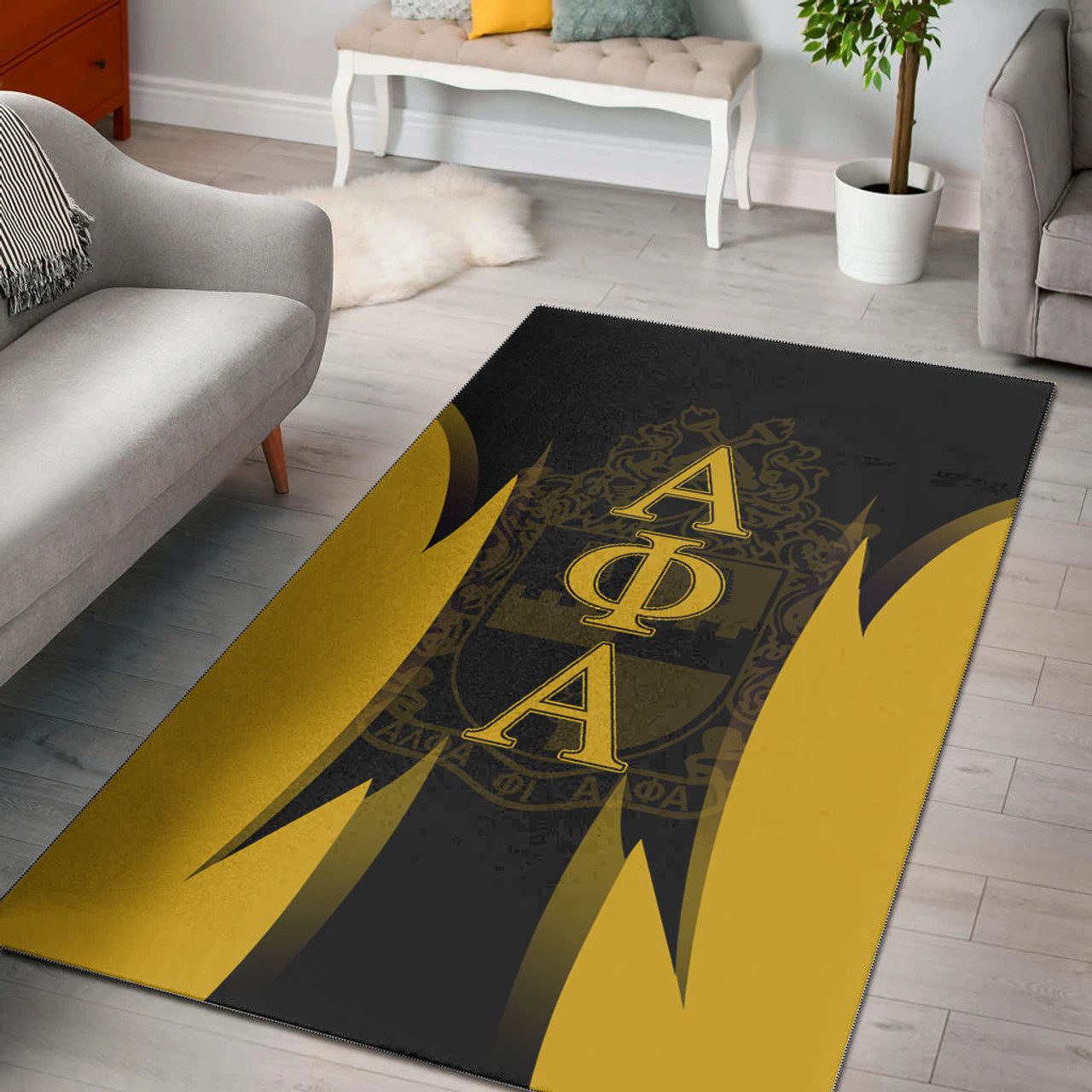 Alpha Phi Alpha Area Rug – Fraternity Limited Version Area Rug
