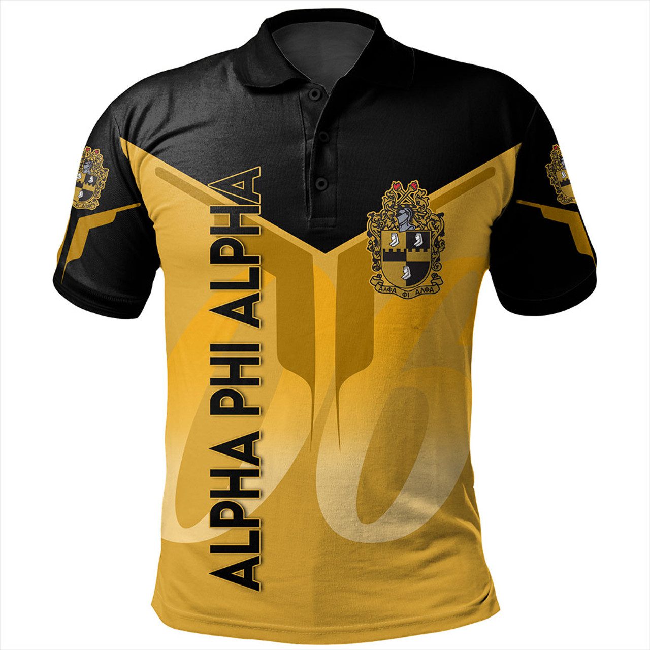 Alpha Phi Alpha Polo Shirt Dringking Style