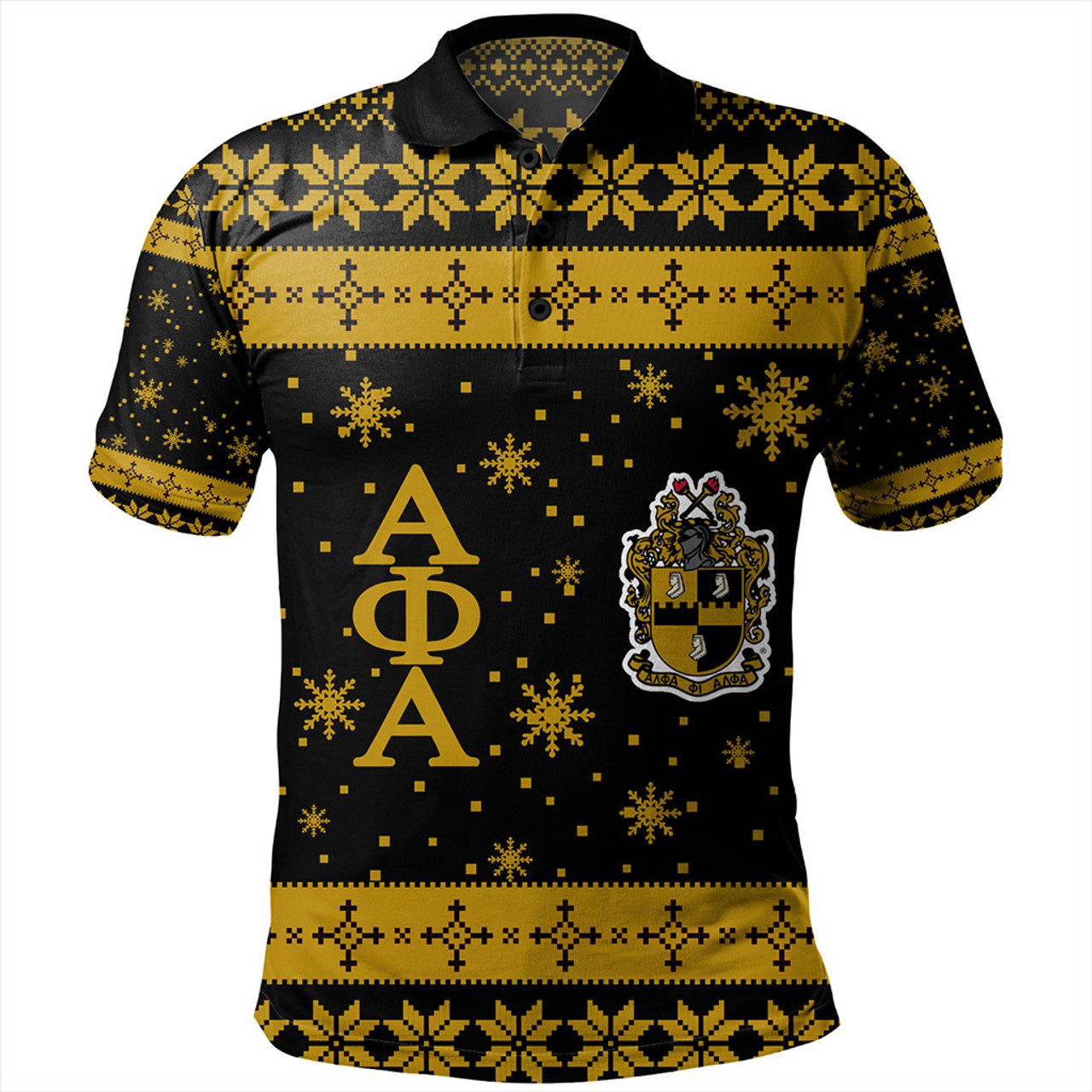 Alpha Phi Alpha Polo Shirt Fraternity Christmas