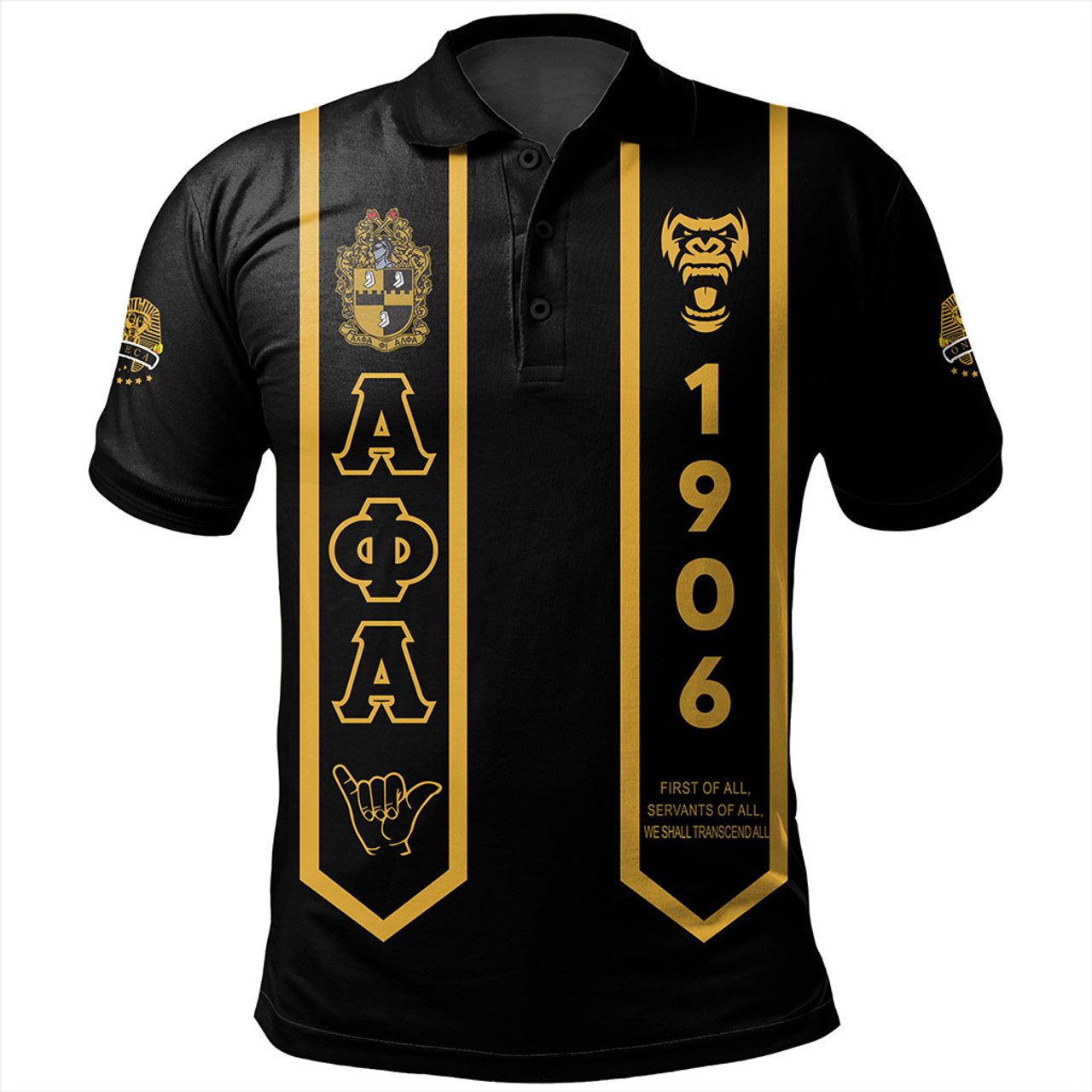 Alpha Phi Alpha Polo Shirt Greek Gradution