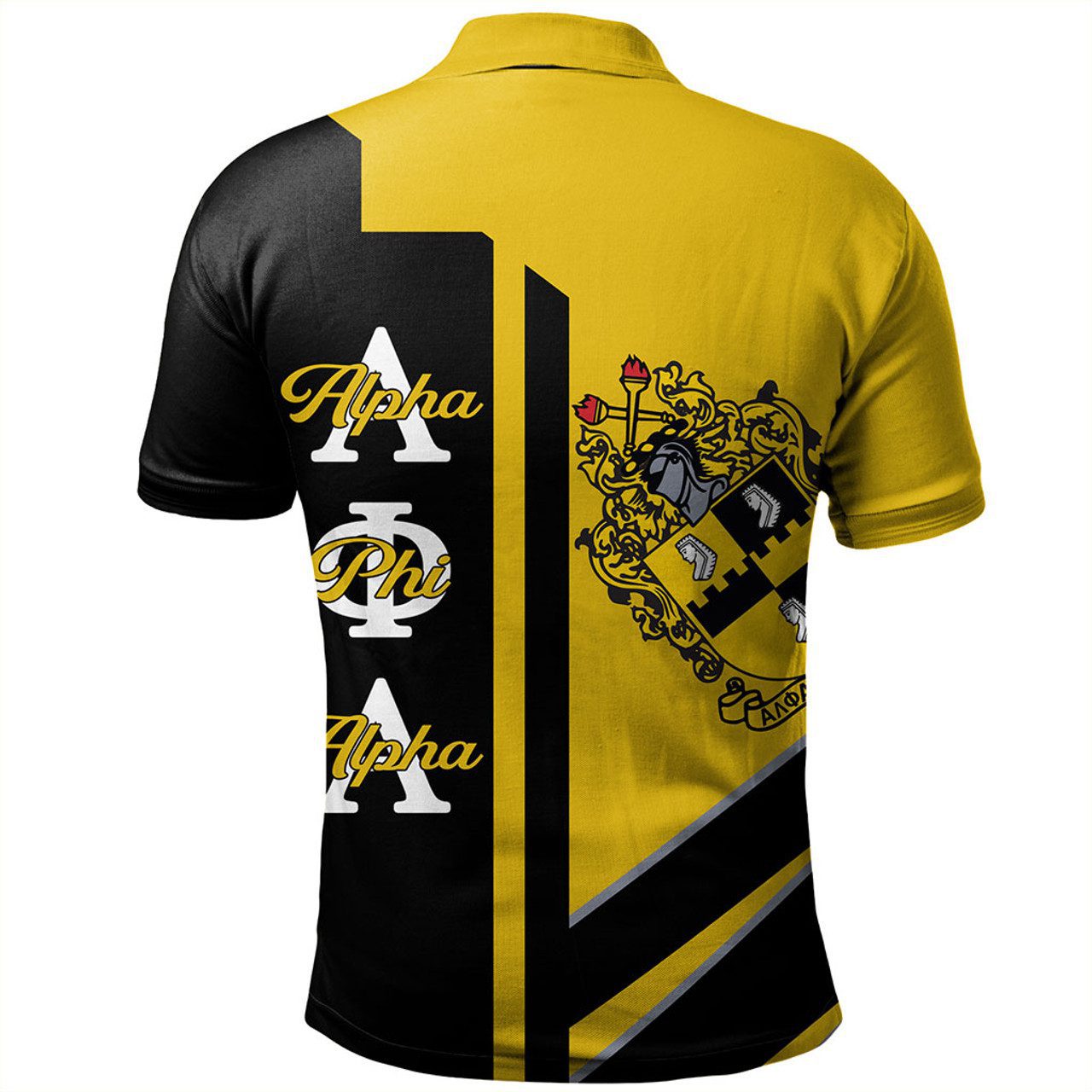 Alpha Phi Alpha Polo Shirt Half Concept