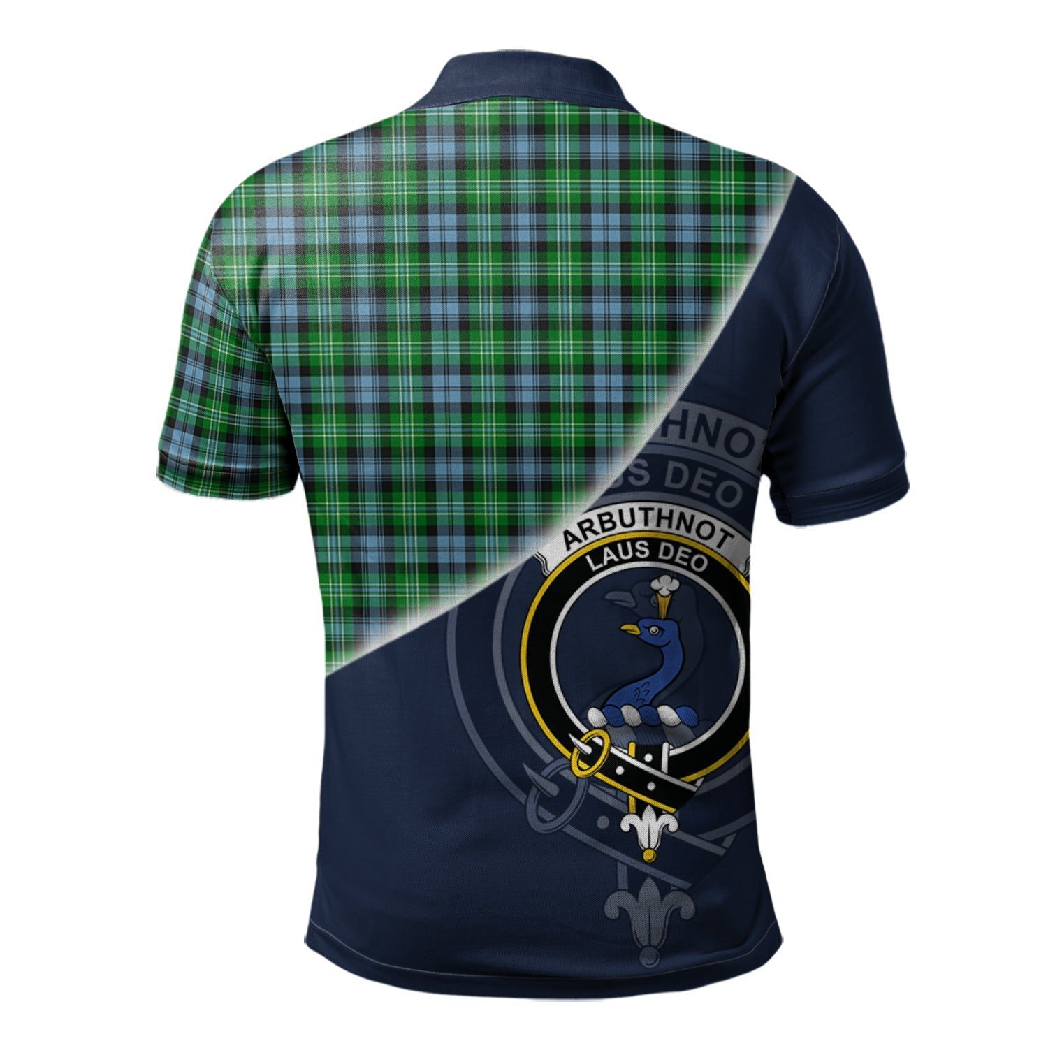 Arbuthnot Ancient Clan Scotland Golf Polo, Tartan Mens Polo Shirts with Scottish Flag Half Style K23